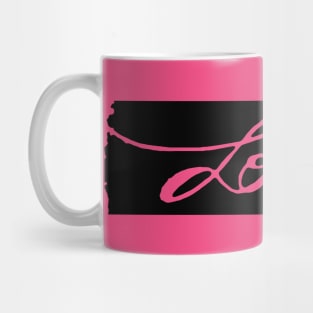 Cursive Love Handwritten Mug